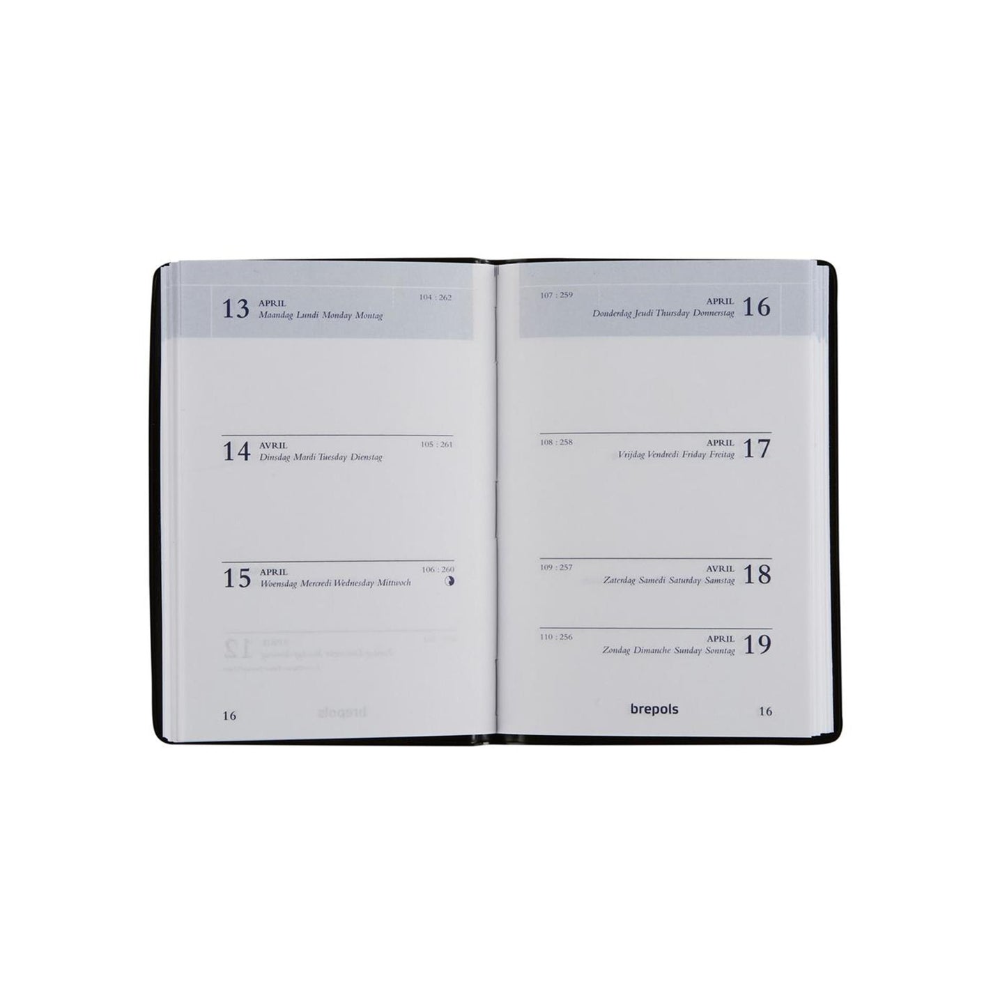 Brepols zakagenda armada 2026 10x7cm