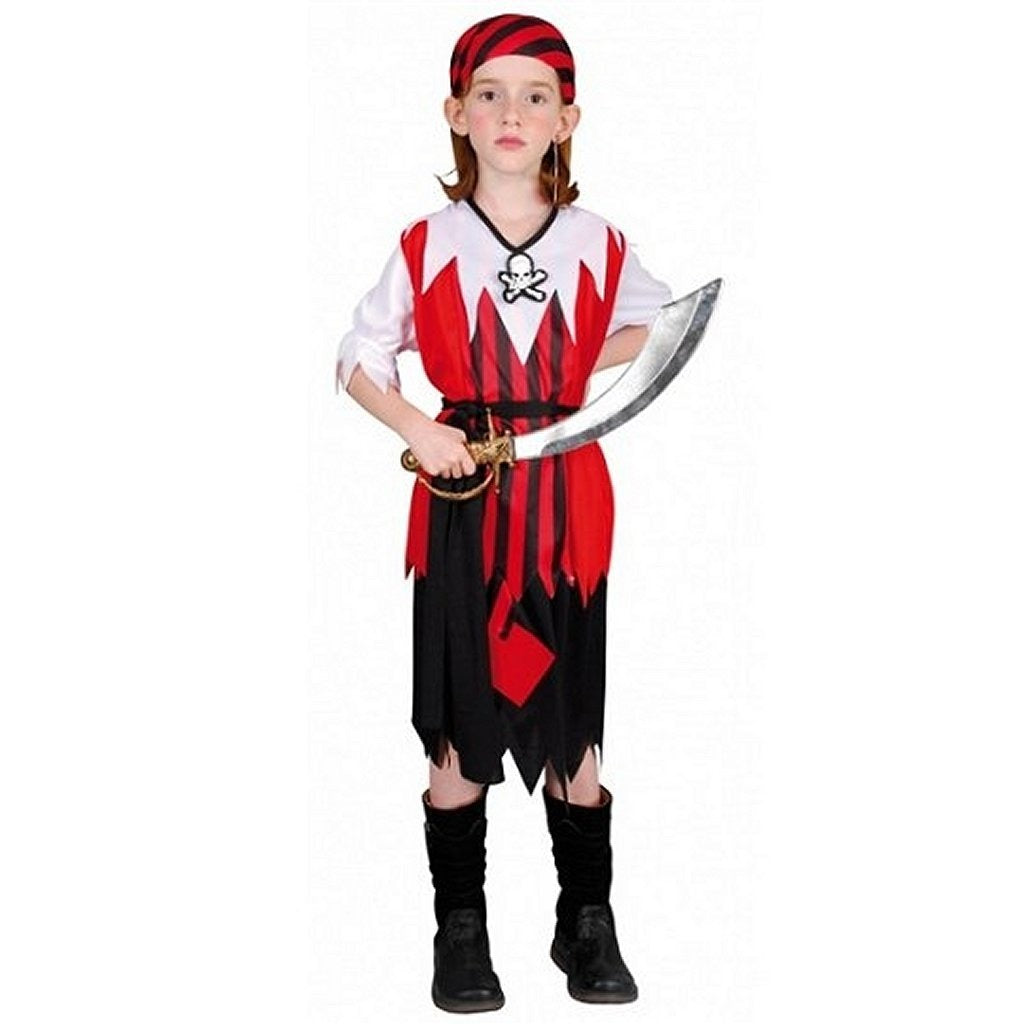 Payaso disfraz de niños pirata niña 10-12 años