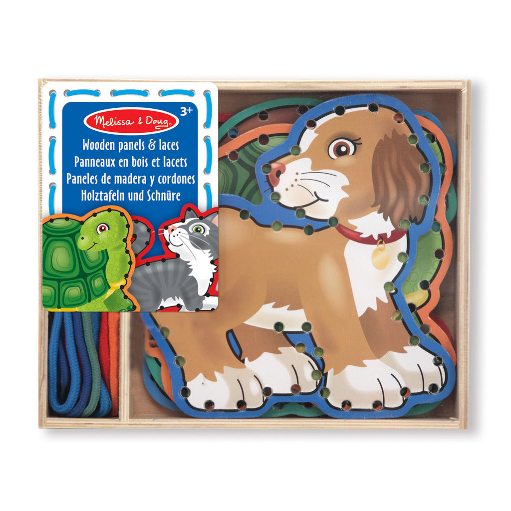Melissa Doug Melissa Doug bordado en animales de madera