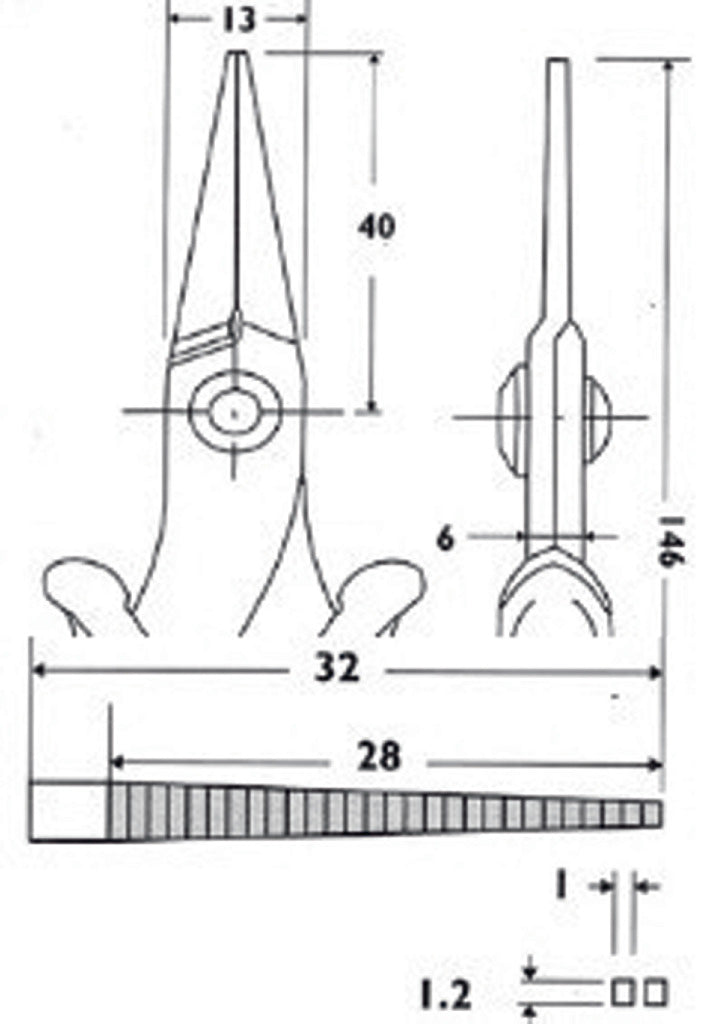Piergiacomi Piergiacomi PG-PN2005 Phone Tang 146 mm