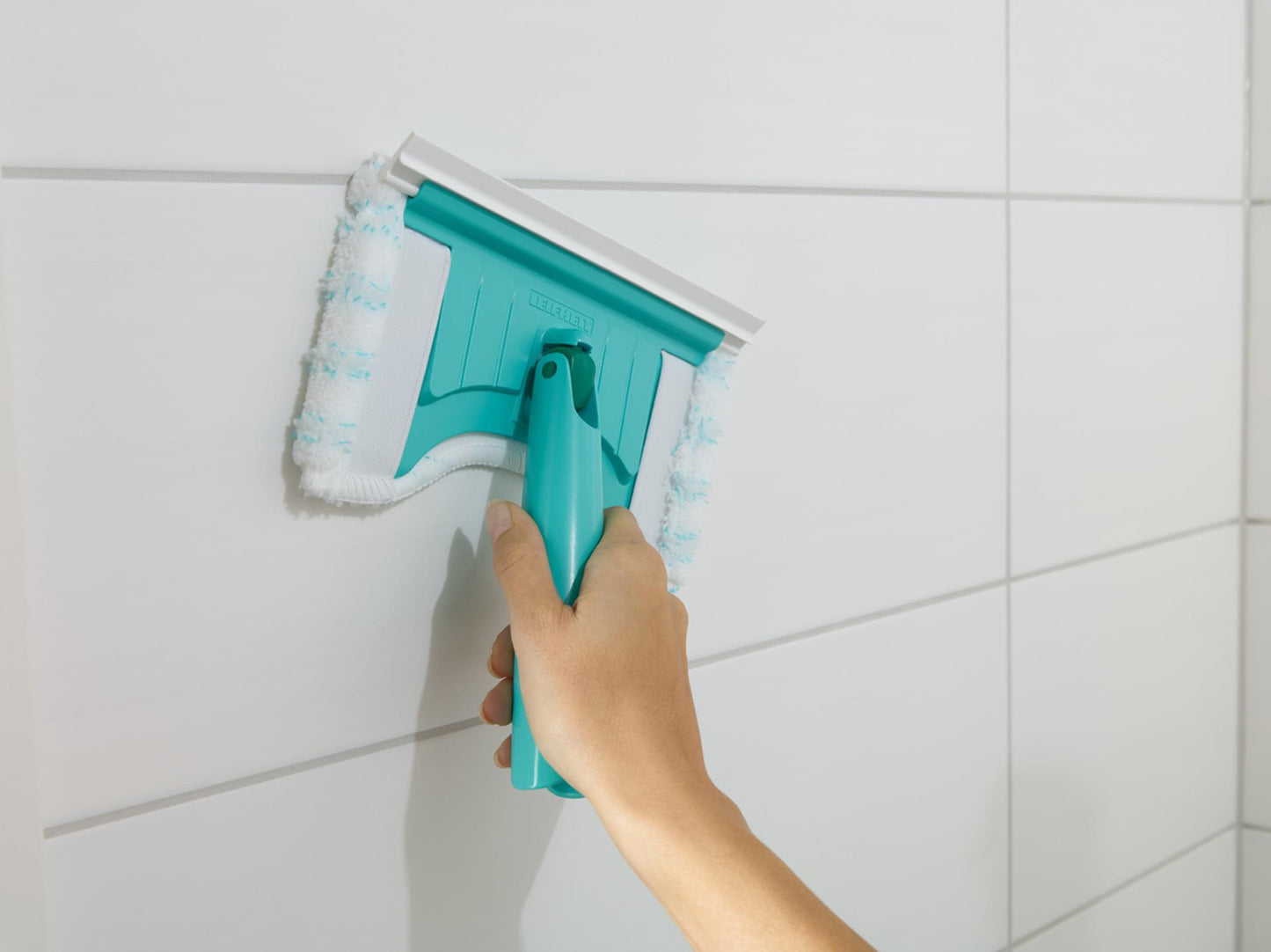 Leifheit tegel- en badwisser flexi pad met telescoopsteel 80-125 cm