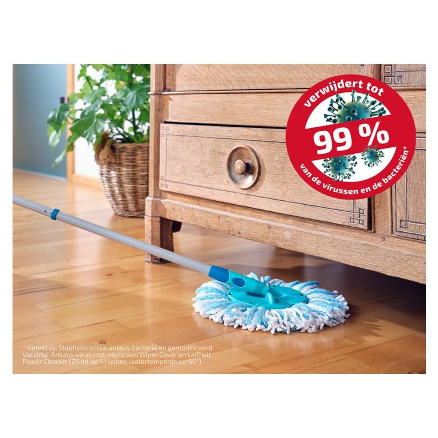 Leifheit vervangingskop clean twist disc mop - micro duo