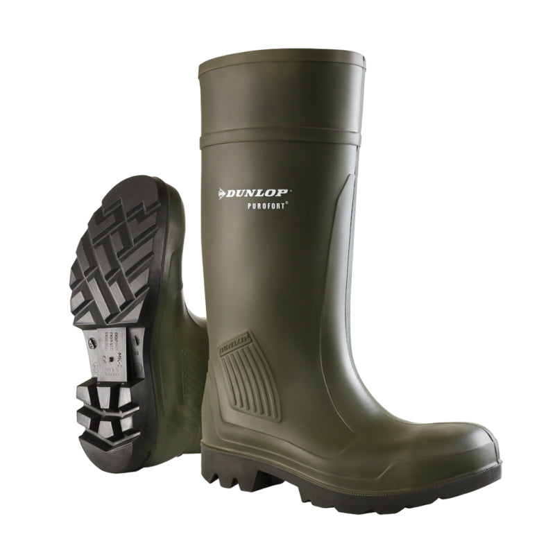 Dunlop d460933 purofort profesional (sin garantía) | verde oscuro | talla 42 - 15.032.038.42