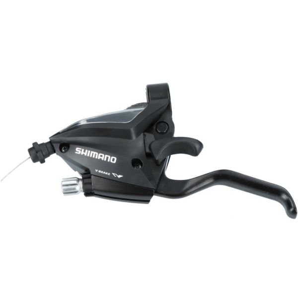 Shimano Versteller (a sinistra) con leva del freno a 3 velocità ST-EF500 2 dita nero