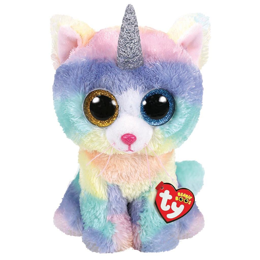 Ty Beanie Boo #039; s coccole gatto heather 24 cm