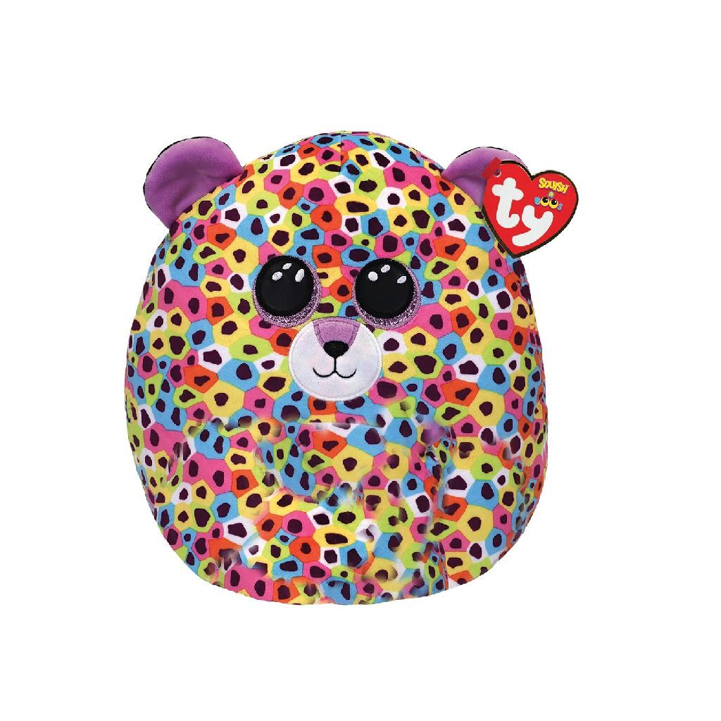 Ty Ty Squish A Boo Cuddle Cuschion Leopard Giselle 23 cm