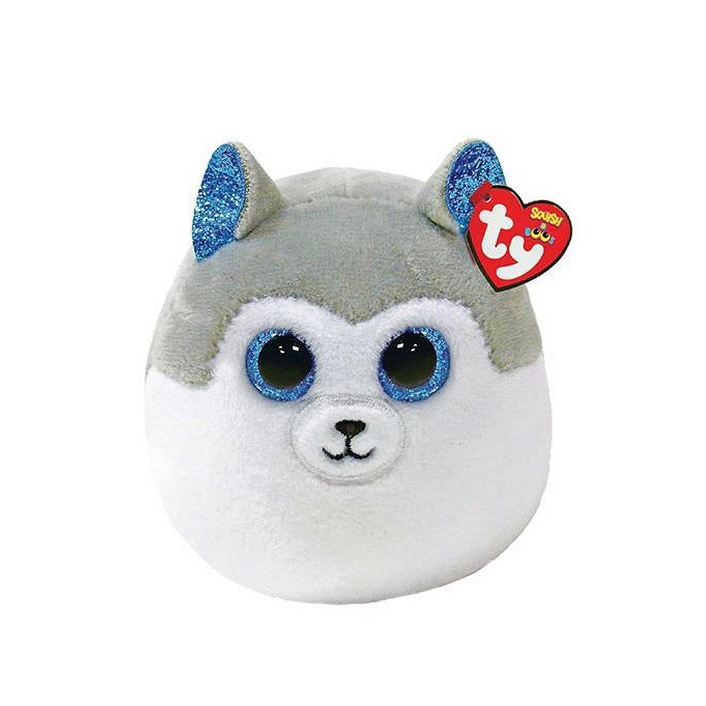 Ty Ty Squish a Boo Cuddle Cushion Husky Slush 8 cm