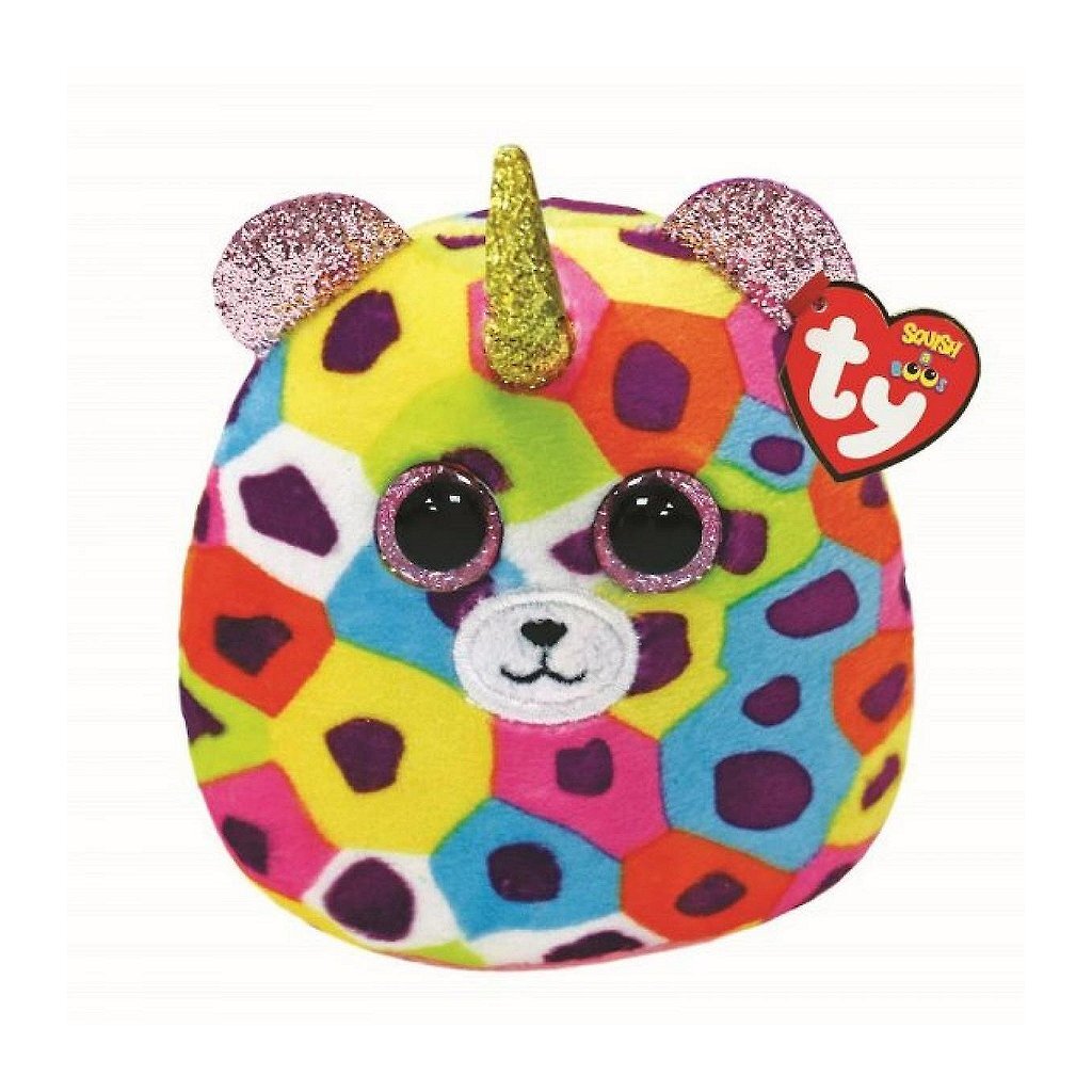 Ty Ty Squish A Boo Cuddle Cuschion Leopard Giselle 8 cm