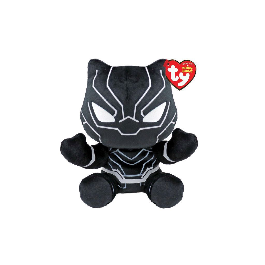 Ty Ty Beanie Babies abrazan a Black Panther 15 cm