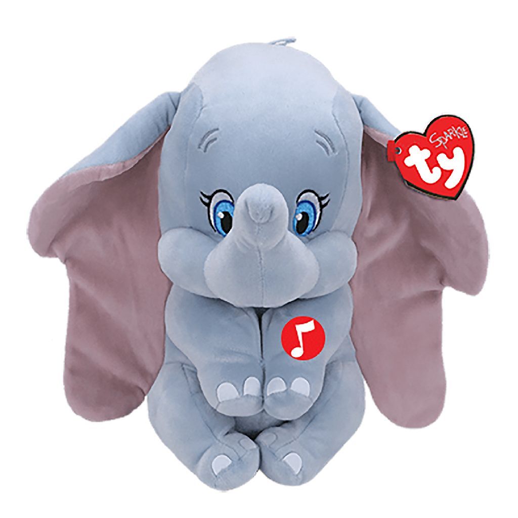 Disney Ty Beanie Buddy Dombo coccole con suono, 24 cm