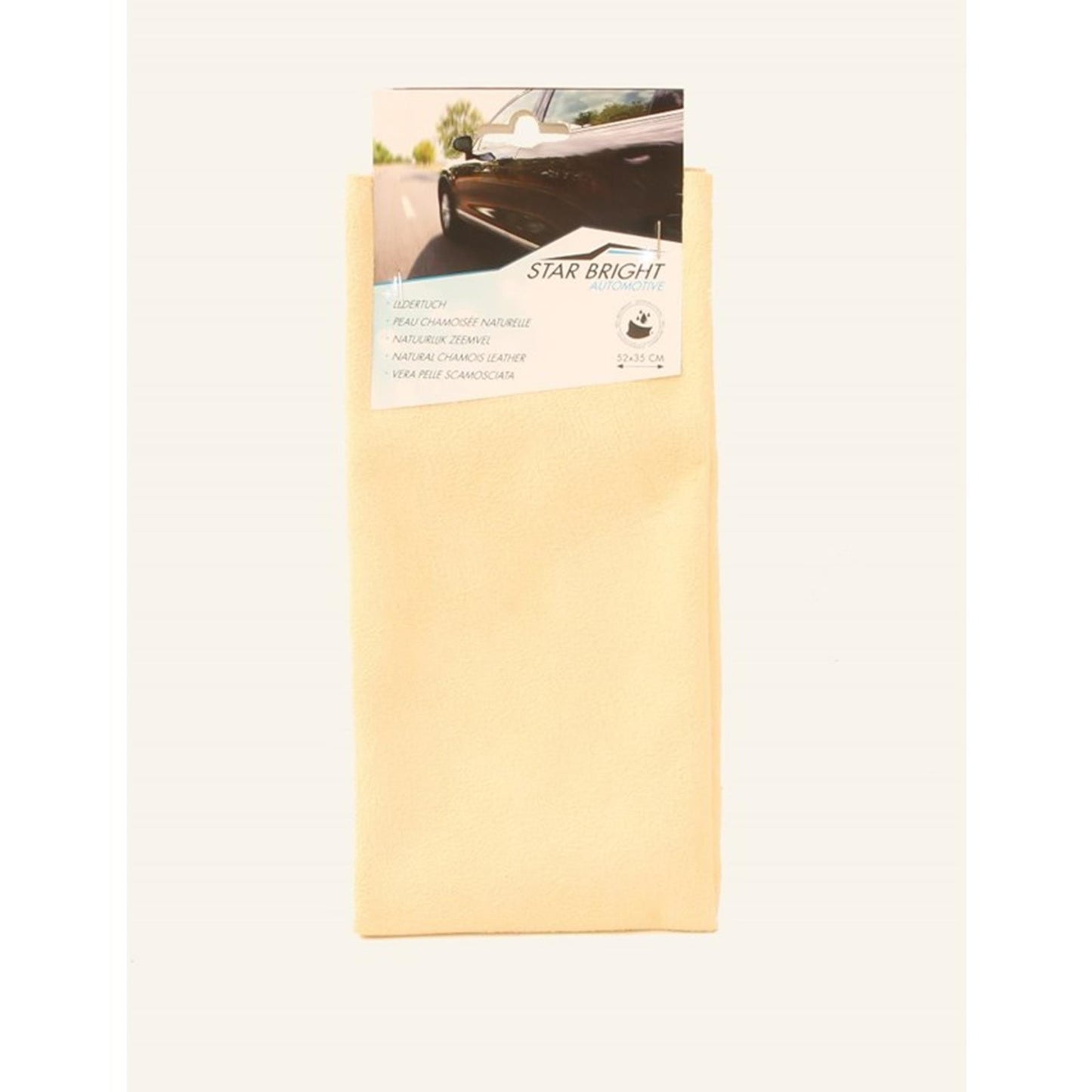 Lenzuolo in camoscio naturale Starbright 52x35cm