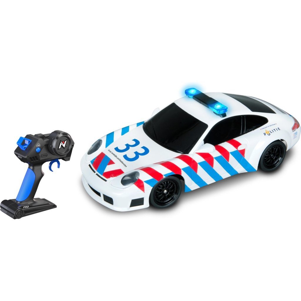 Nikko RC Porsche Police 1:16 + luce e suono