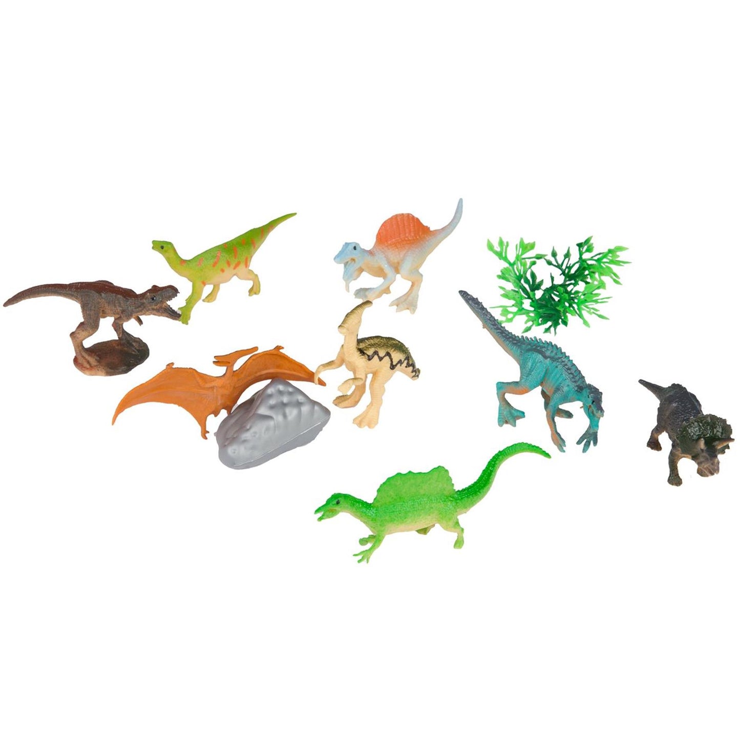 Toi-toys juego de dinosaurios del mundo animal - 10 piezas.