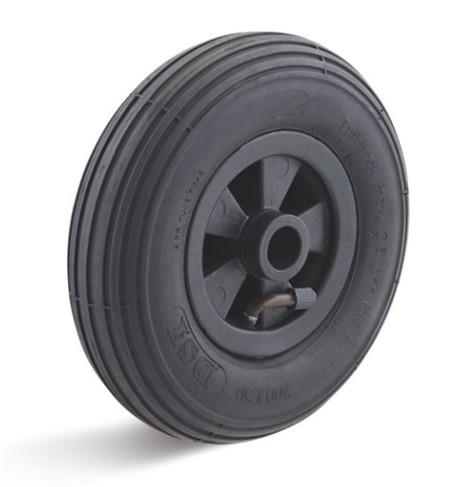 Ruota pneumatica Torwegge 200mm lrk plastica nera