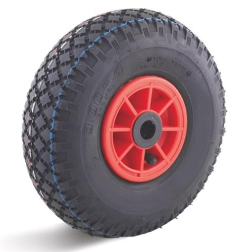 Ruota pneumatica Torwegge 260mm lrk plastica rossa