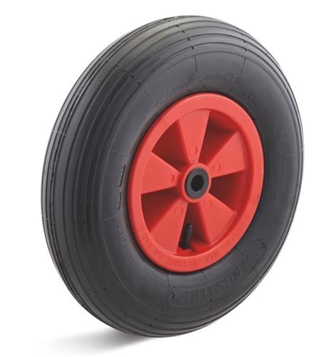 Ruota pneumatica Torwegge 400mm lrk plastica rossa