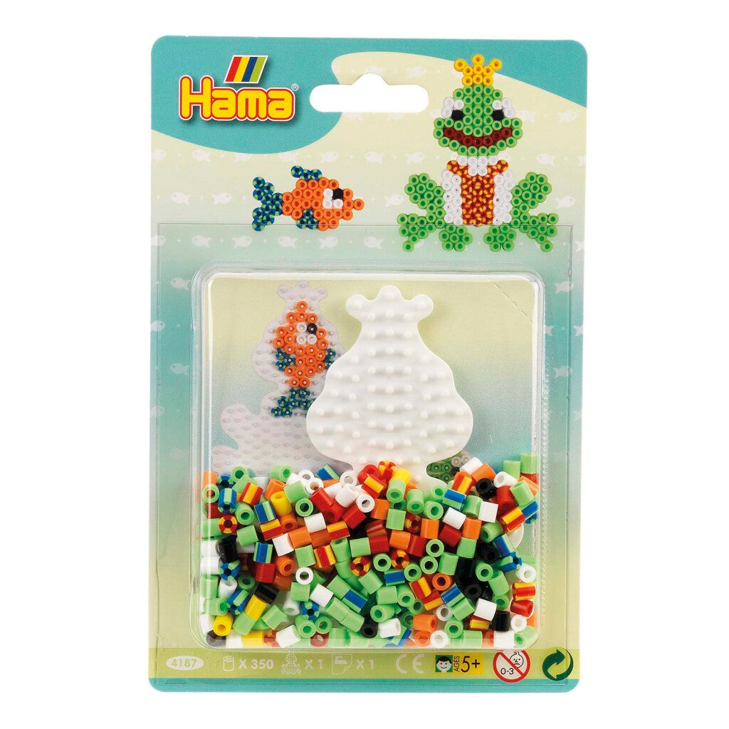 Hama Iron Beads Frog and Fish Set 350 Piezas