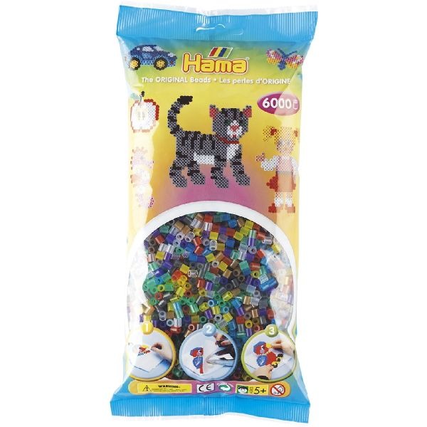 Hama Iron Beads Toys 20553 Beads de hierro 6000 piezas