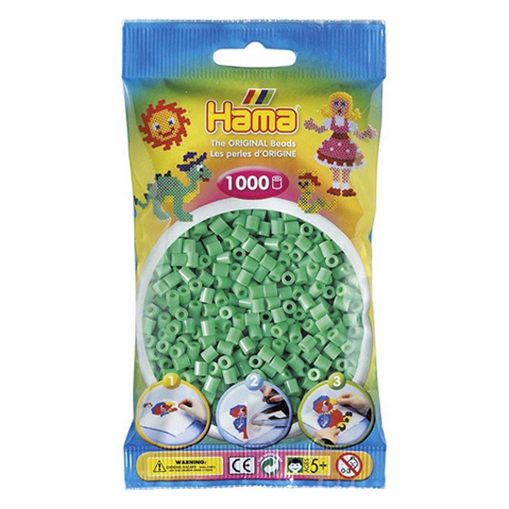 Hama Iron Beads Mint Green 1000 piezas