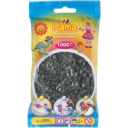 Perle di ferro Hama 1000 pezzi Verde scuro