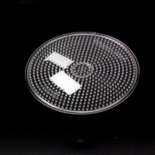 Cuentas de planchado de Hama Placa base de cuentas alrededor de grandes transparentes
