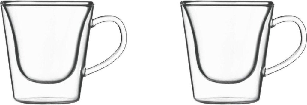Varios Bormioli Luigi Bormioli Café y vidrio de té 29.5Cl 2 piezas de doble pared