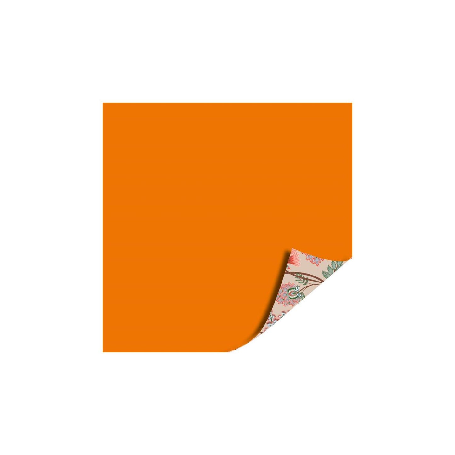 Kassaplan toonbankrol 50cm 100m boho bloom oranje
