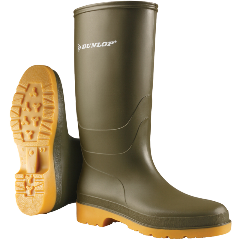 Dunlop 16247 stivale pvc opaco rapido verde - misura 32 - 00.032.015.32