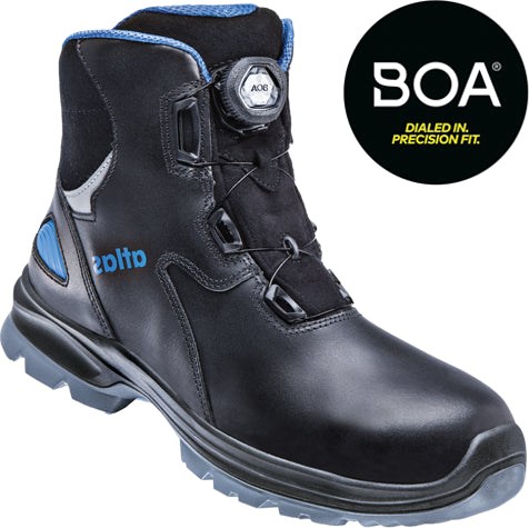 Zapato de trabajo Atlas SL 9845 XP 2.0 boa alto S3 | negro azul | talla 45 - 00.012.105.45