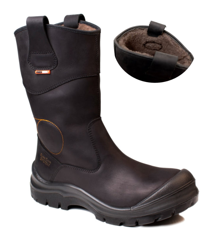Bota de trabajo sin riesgo crowheart teddy forrado xw metal free s3 | negro | talla 39 - 00.071.030.39
