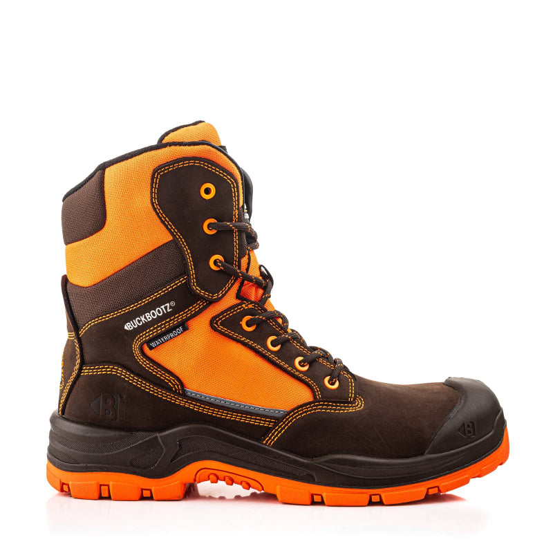Zapato de trabajo Buckbootz bviz1 alto s3 + kn | negro amarillo bviz1yl | talla 44 - 00.176.087.44