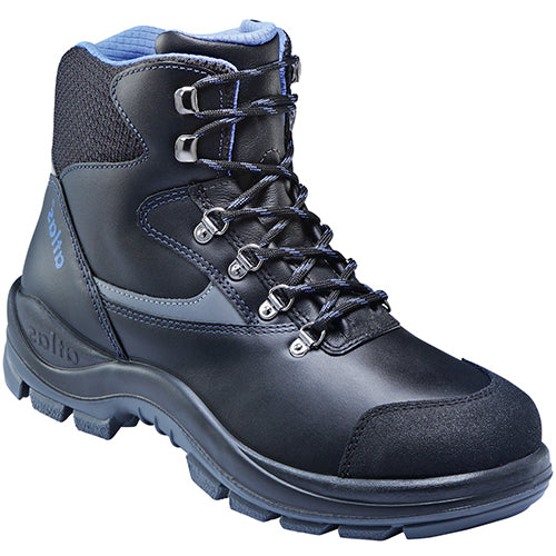 Zapato de trabajo Atlas talla grande 735 alto s3 | negro azul | talla 53 - 00.012.156.53