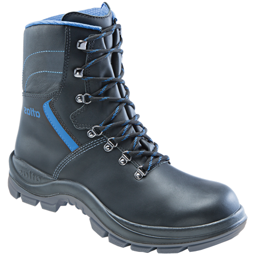 Bota de trabajo Atlas talla grande 840 s3 forrada | negro azul | talla 51 - 00.012.157.51