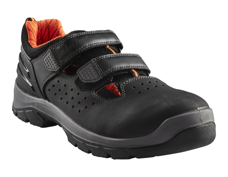 Sandalia de seguridad Blåkläder 2449 s1 baja | naranja negro | talla 42 - 00.183.003.42