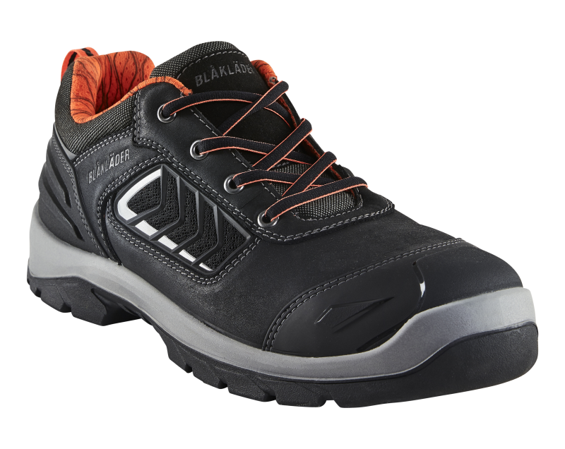 Zapato de seguridad Blåkläder 2450 s3 bajo | naranja negro | talla 41 - 00.183.004.41