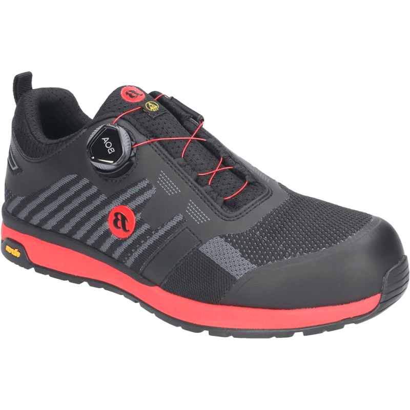 Zapato de trabajo Bata radiance vibe s3 boa | negro rojo | talla 41 - 8712843696976