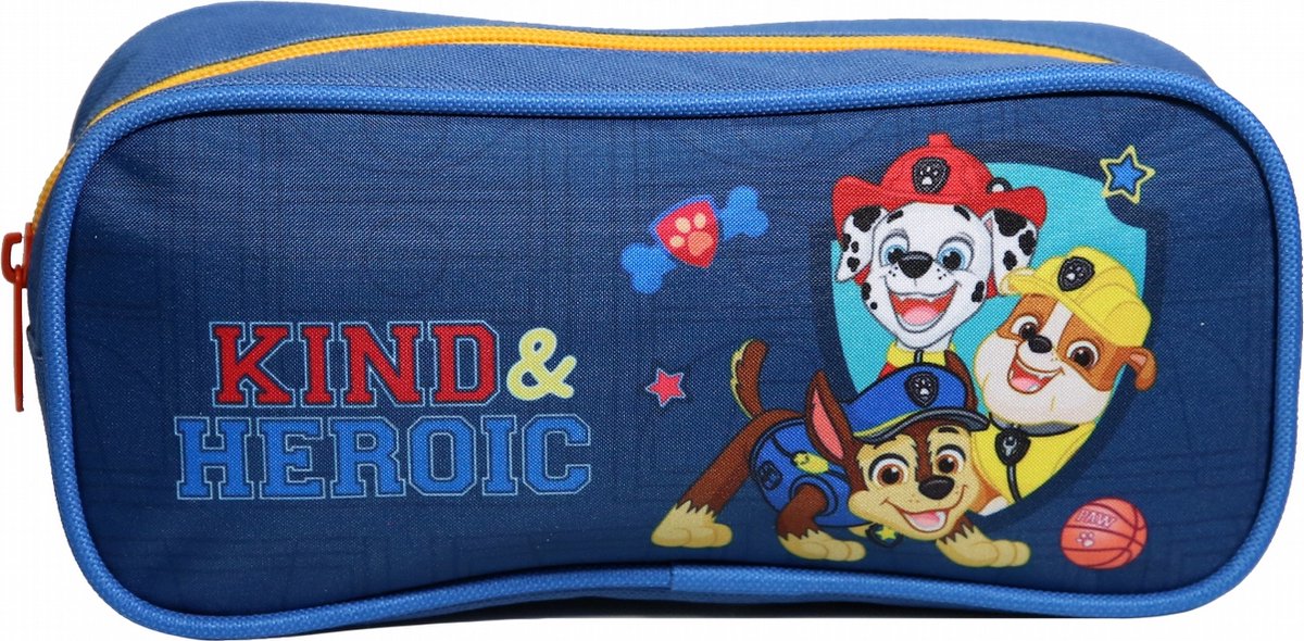Estuche para lápices Jim Jam Paw Patrol 23x5x10 cm, 1 compartimento con cremallera
