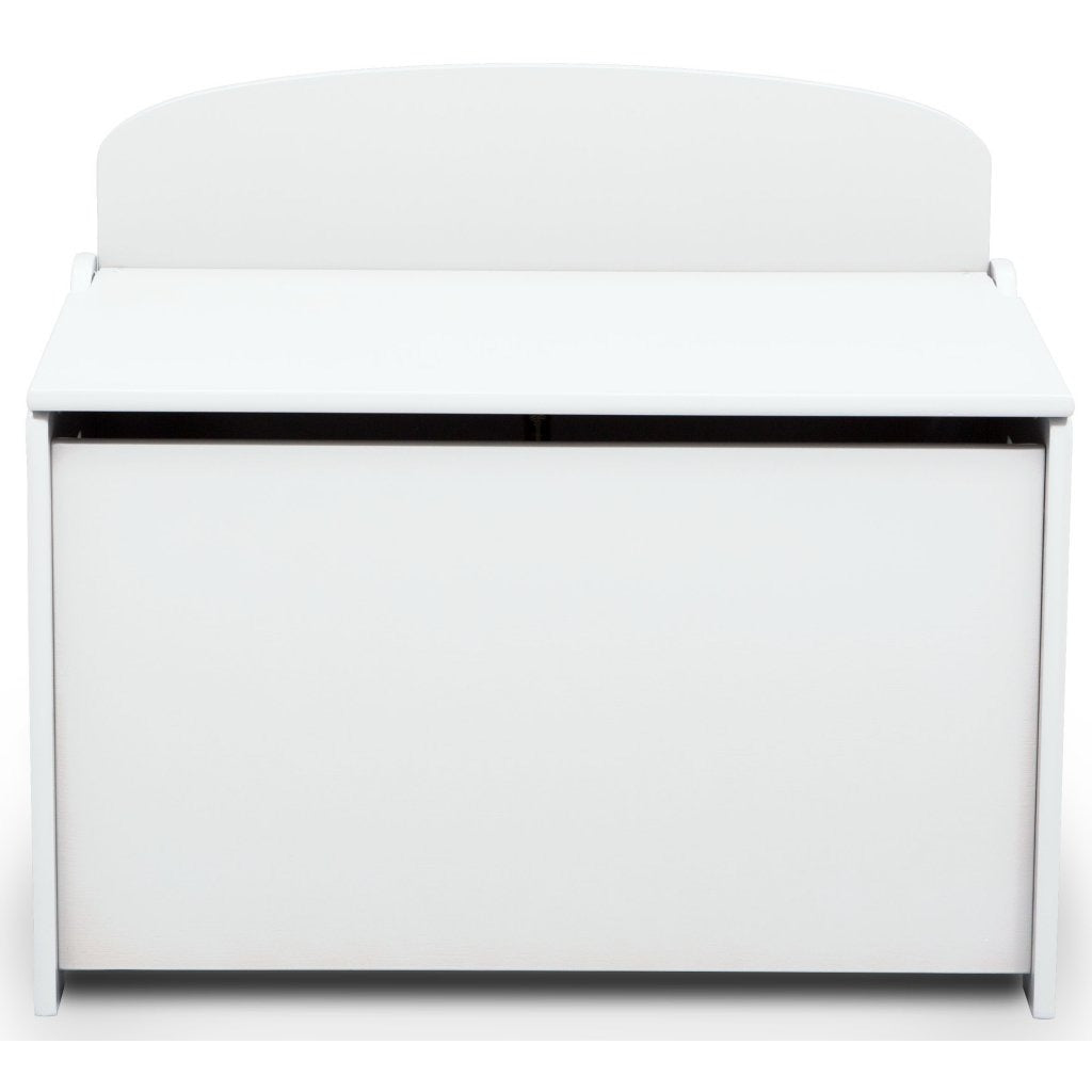 Delta Children TB83460GN-130GN-130 Box di stoccaggio in legno con schienale bianco