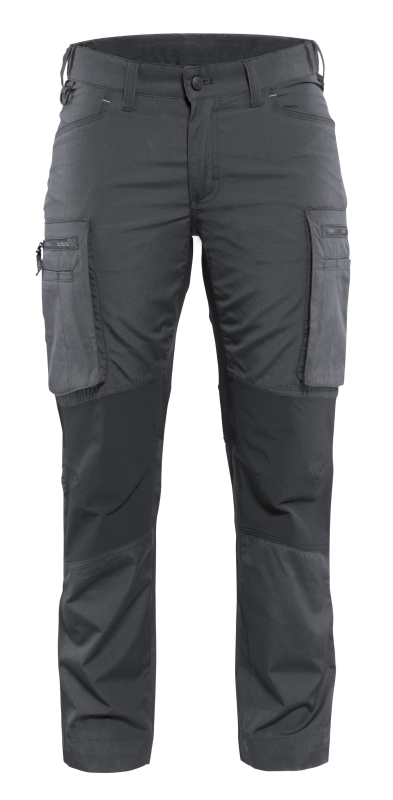 Blåkläder pantalones de trabajo de servicio para mujer elásticos 71591845 | gris oscuro negro | talla 40 - 7330509465493