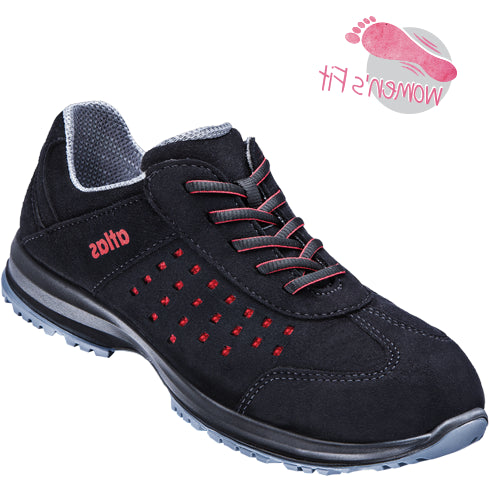 Zapato de trabajo Atlas gx 133 s1 | negro rojo | talla 38 - 4043692316963