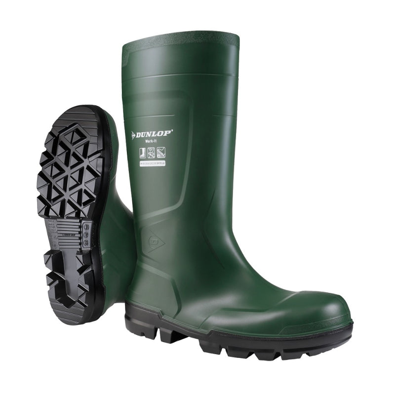 Dunlop nb2kl01 work it bota de pvc s5 | verde | talla 44 - 8713197372745