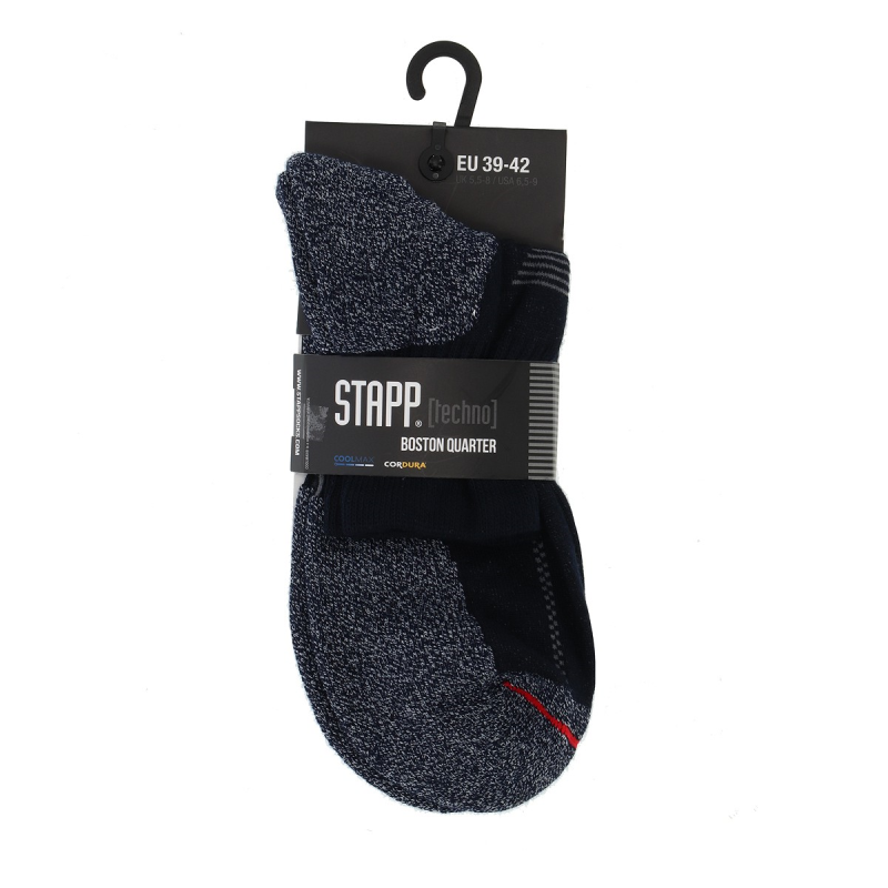 Stapp techno boston calcetín cuarto para toda la temporada 27405 | 149 azul marino | talla 39 - 8719534266142