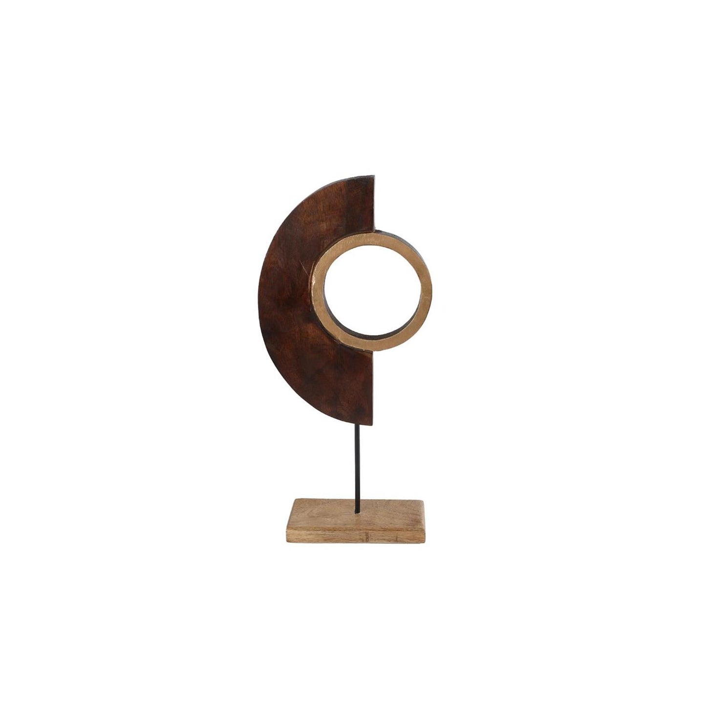 Escultura arte a pie mango 20x6x46cm