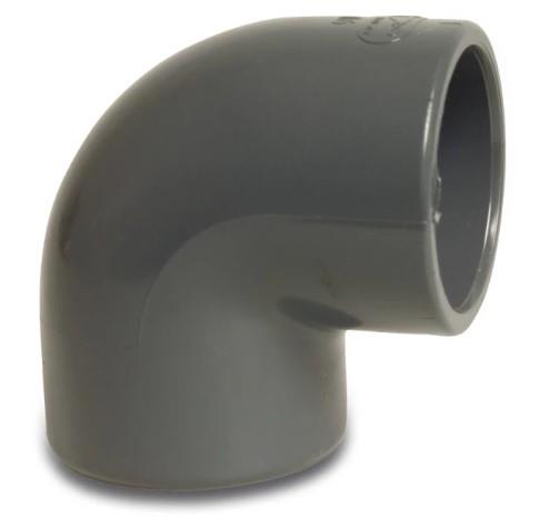 Ginocchio in PVC 32mm 90° 16 bar kiwa