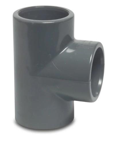 Raccordo a T in PVC 32mm 90° 16 bar kiwa