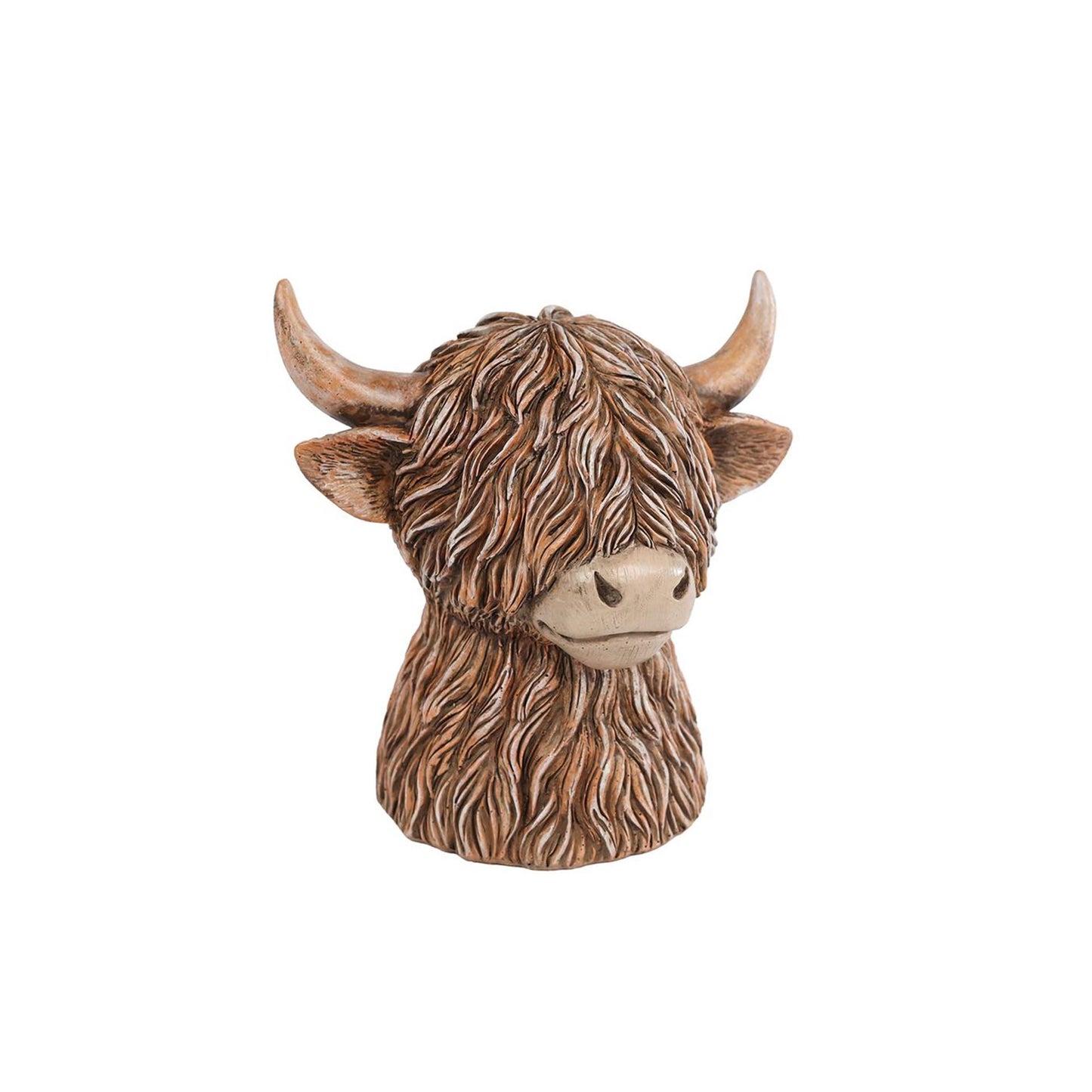 Hucha Z1 Highlander marrón 11x11x12cm