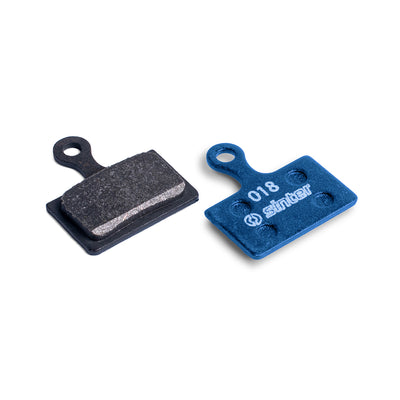 Bloques de freno de disco azul eléctrico