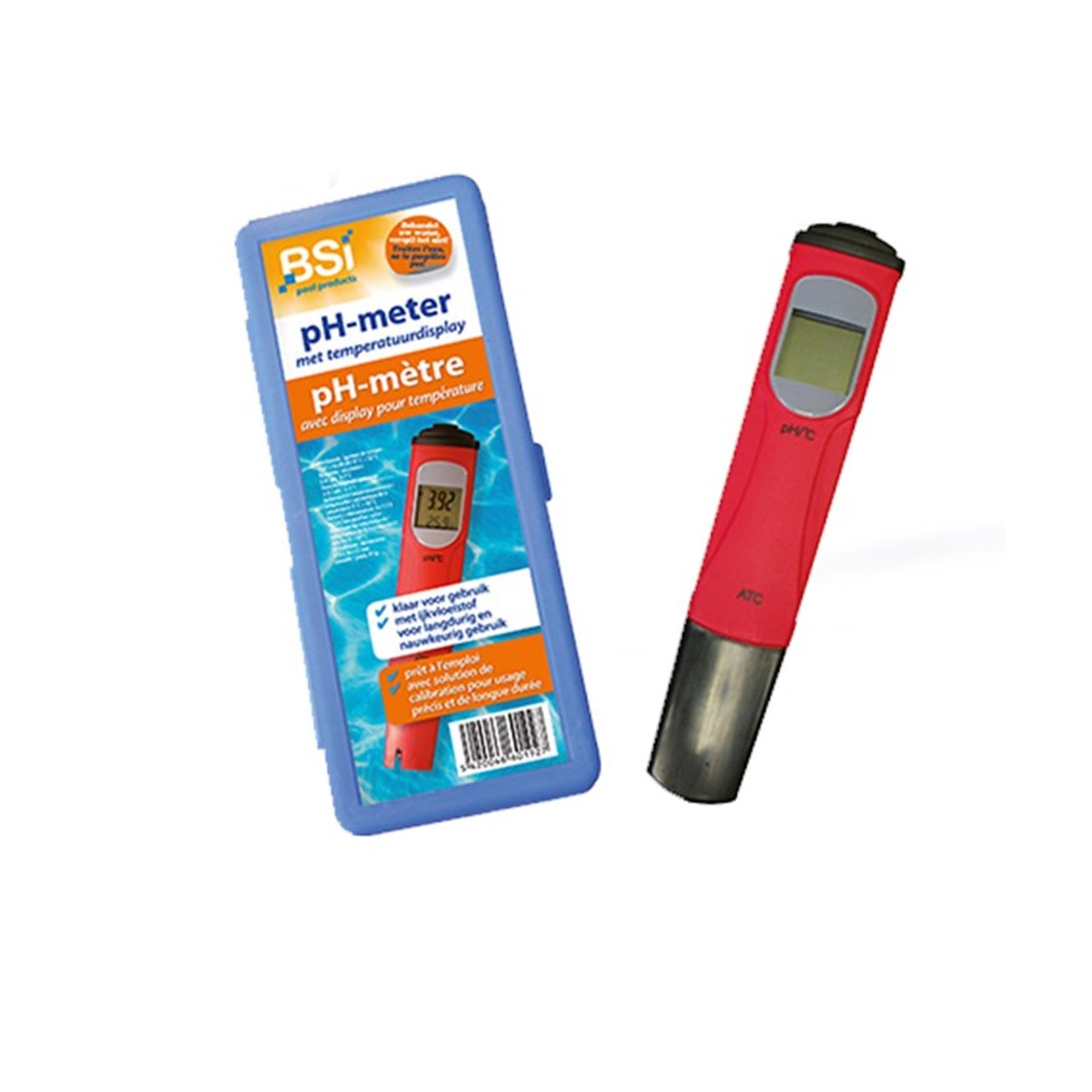 Medidor de pH Bsi digital + medidor de temperatura