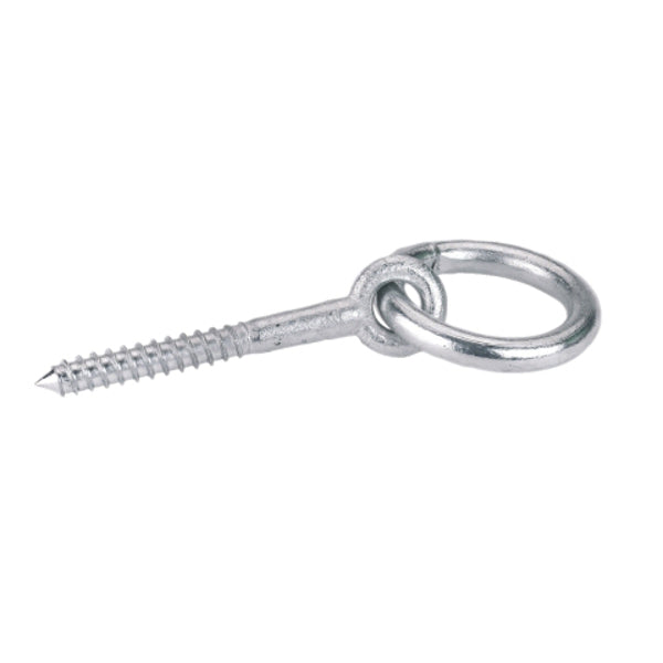 Aro de pared tornillo madera galvanizada 10mm 2uds