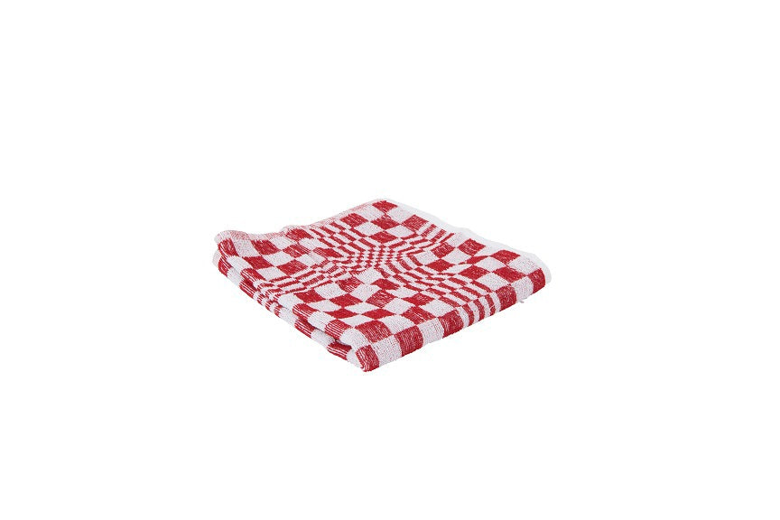 Prodotti Strofinaccio Cucina Blocco Asciugamani 50x50cm Rosso 3 Pezzi